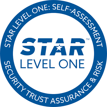 CSA STAR Level 1 Self-Assessment framework badge
